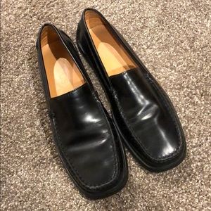 simple leather loafers